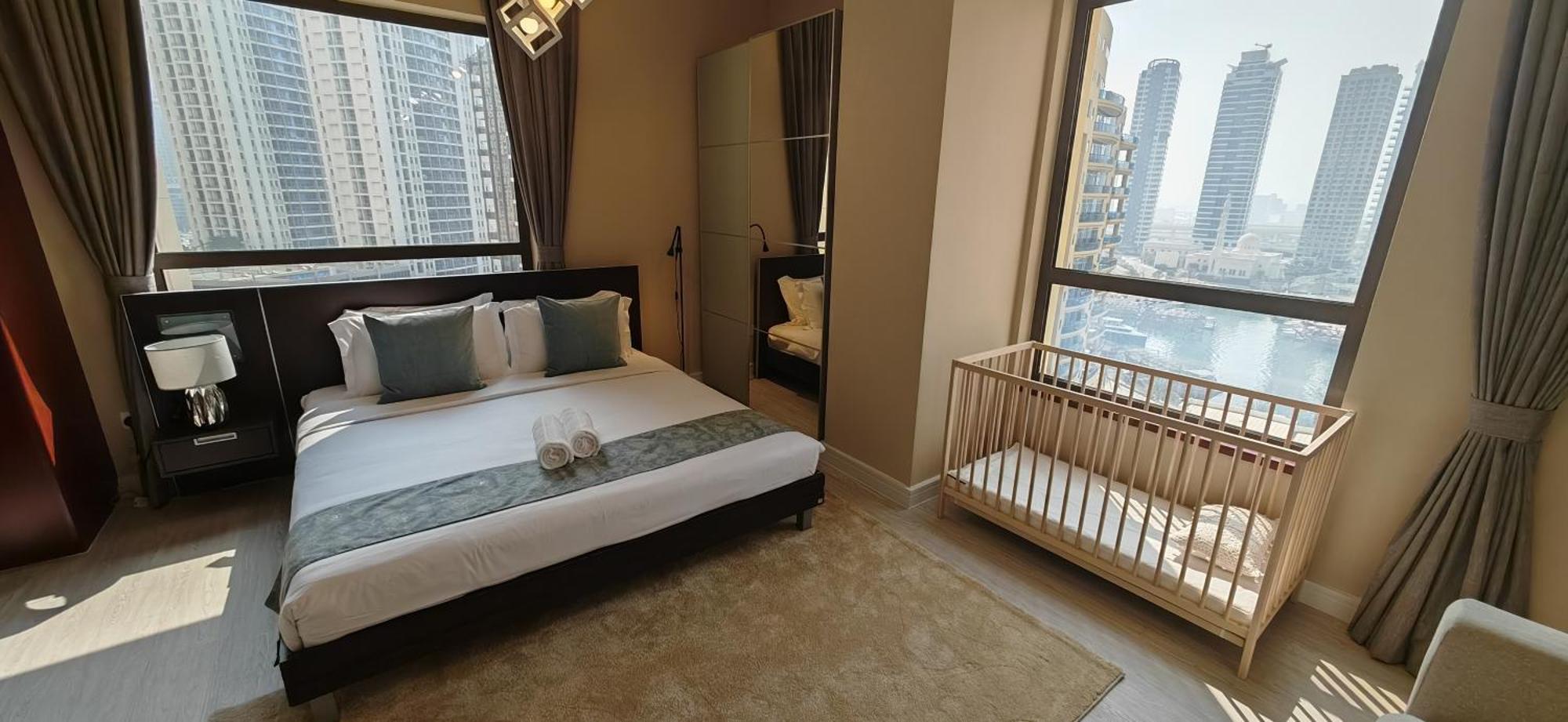La Buena Vida Homes, Luxe, 3br With, Full Kitchen, Marina View, By Jbr Beach, Tram & Marina *