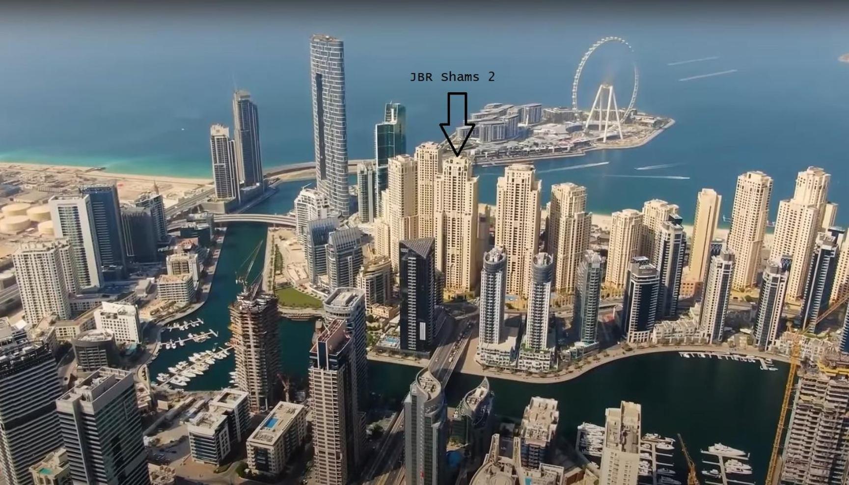 Marina View Luxury Condo: Spacious 2bd Steps From Jbr Apartment Dubai
